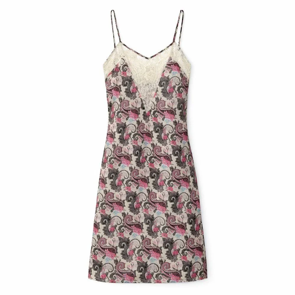 Vntge VICTORIA'S SECRET Floral Slipdress Chemise P